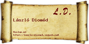 László Dioméd névjegykártya